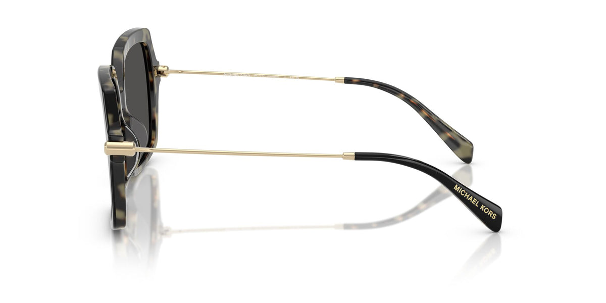 Michael Kors Quogue MK2247U 395087 55 Black/Amber Tortoise / Dark Grey Solid
