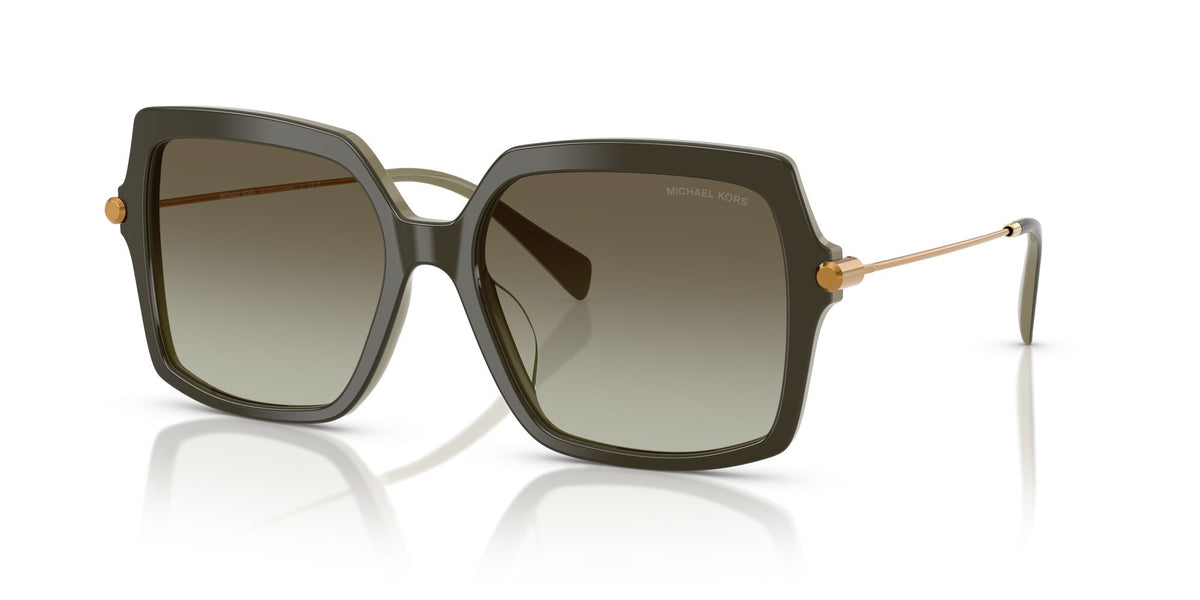 Michael Kors Quogue MK2247U 40193M 57 Olive Smoke / Olive Gradient