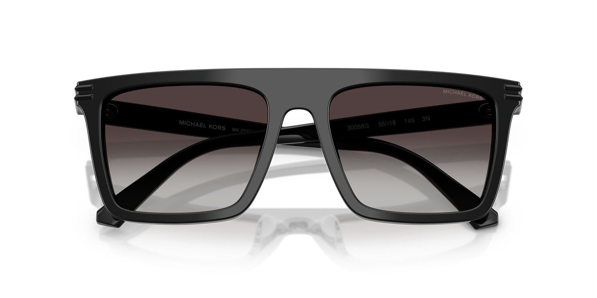 Michael Kors Edgewater MK2249U 30058G 55 Black / Dark Grey Gradient