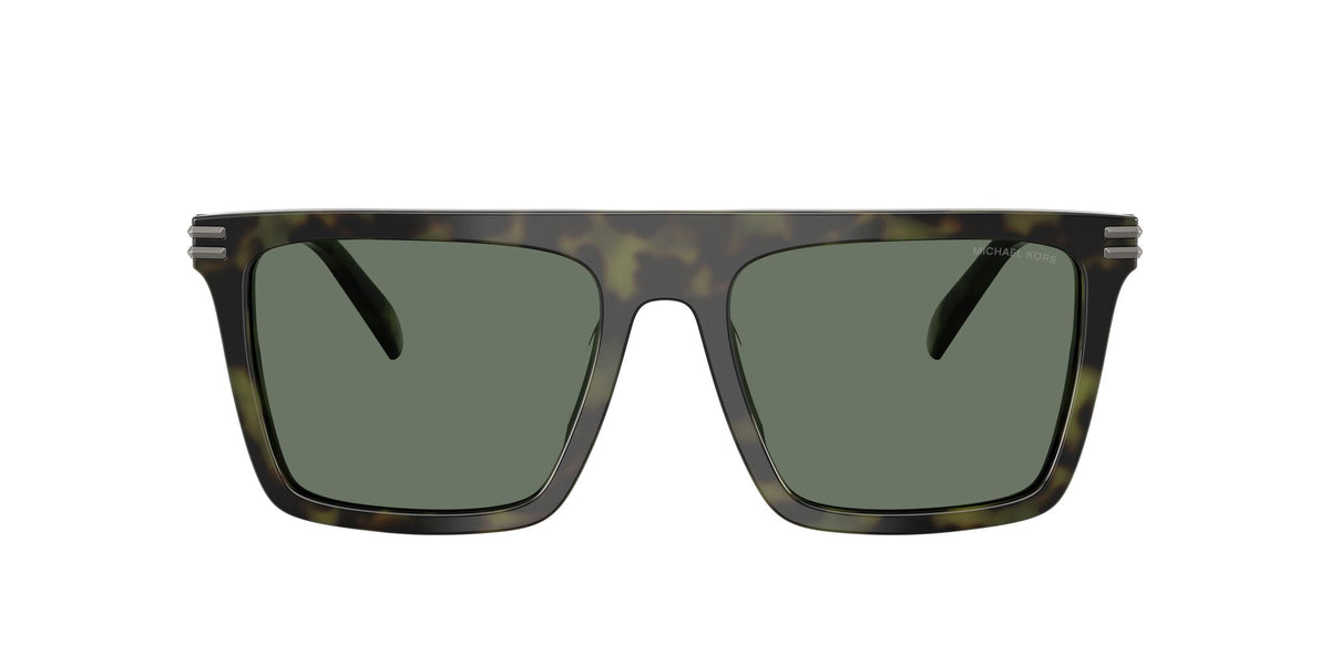 Michael Kors Edgewater MK2249U 37053H 55 Olive Tortoise / Green Solid