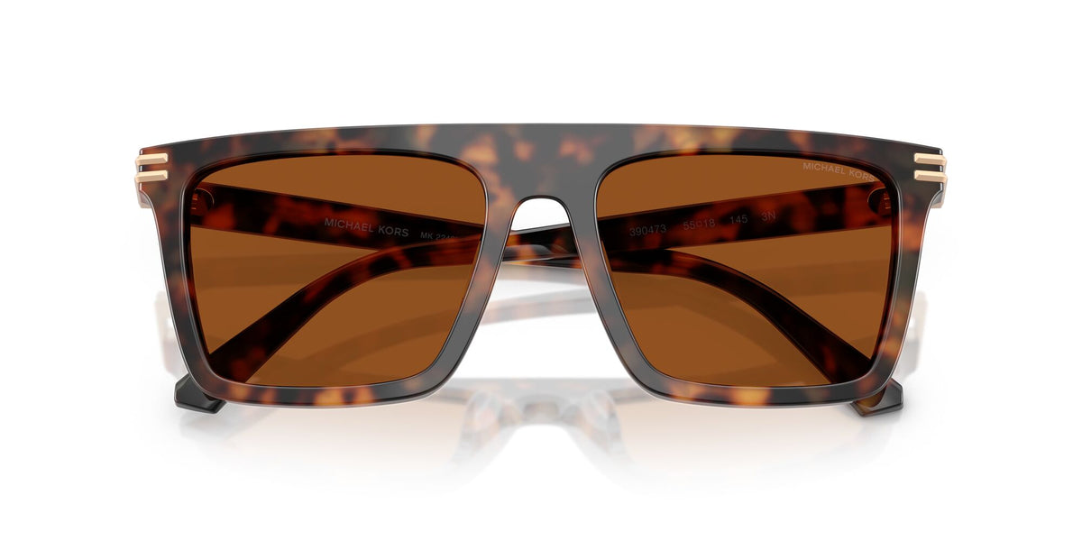 Michael Kors Edgewater MK2249U 390473 55 Vintage Tortoise / Brown Solid