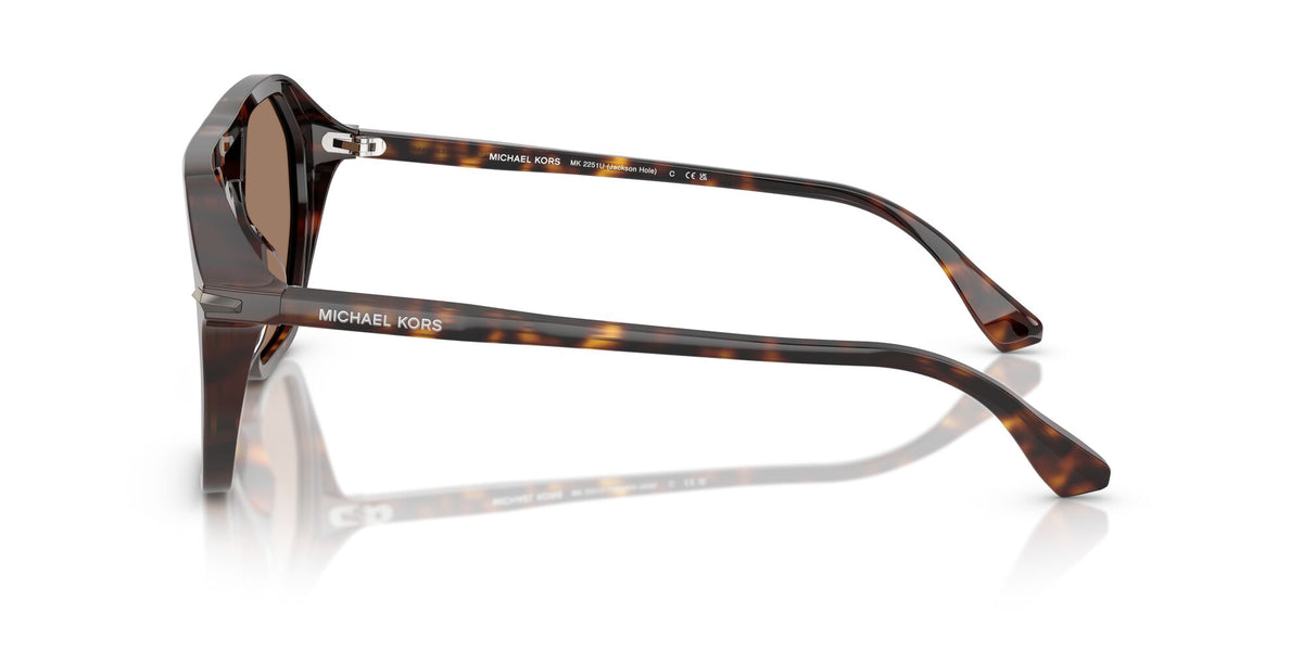 Michael Kors Jackson Hole MK2251U 300673 57 Dark Tortoise / Brown Solid