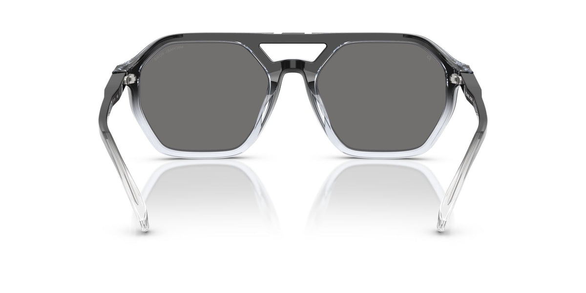 Michael Kors Jackson Hole MK2251U 401381 57 Black Clear Gradient / Dark Grey Solid Polar