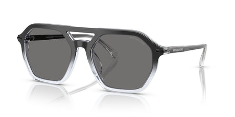 Michael Kors Jackson Hole MK2251U 401381 57 Black Clear Gradient / Dark Grey Solid Polar