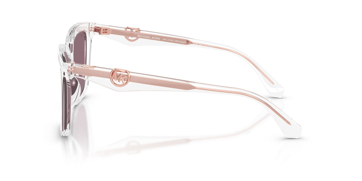 Michael Kors Menaggio 0MK2256U 3015N0 55 Crystal/ Rose Gold Mirror Polar