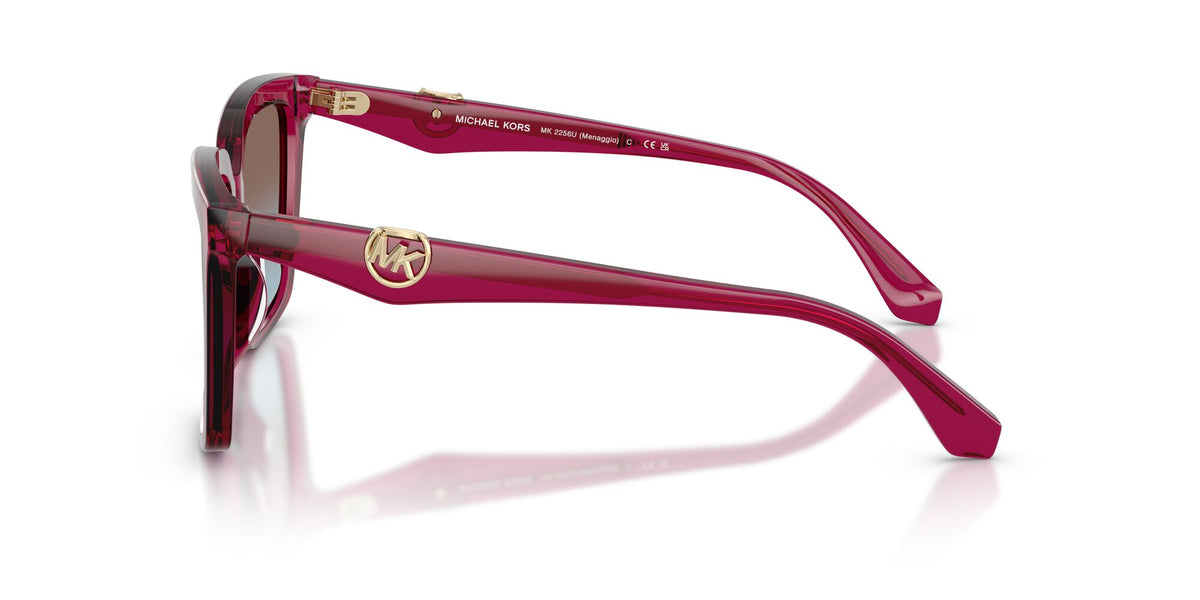 Michael Kors Menaggio 0MK2256U 4032H7 55 Transparent Plum/ Purple Blue Gradient