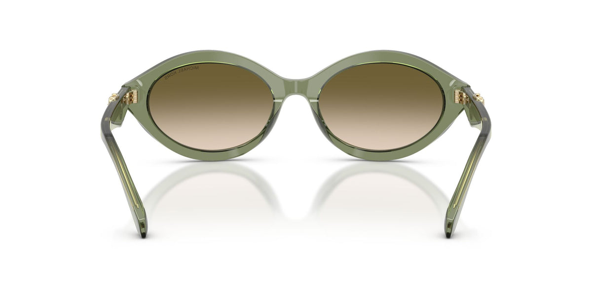Michael Kors Carlazzo 0MK2257U 3961W0 55 Green Transparent/ Green Gradient Mirror