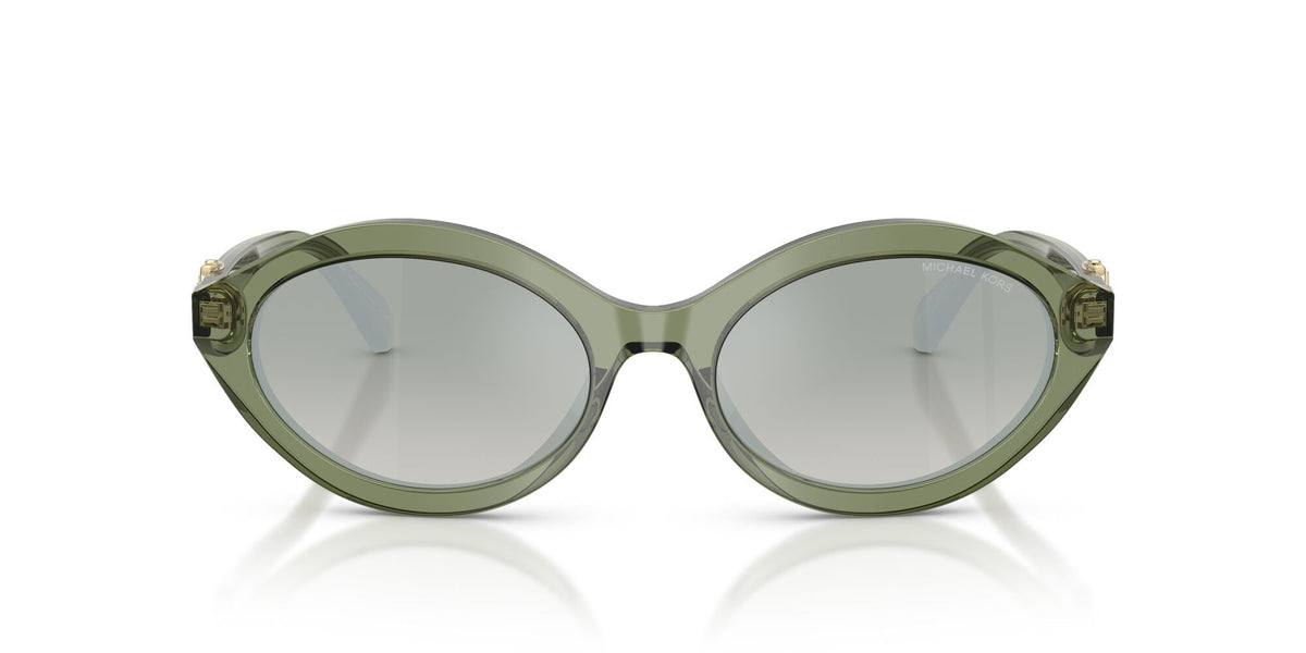 Michael Kors Carlazzo 0MK2257U 3961W0 55 Green Transparent/ Green Gradient Mirror