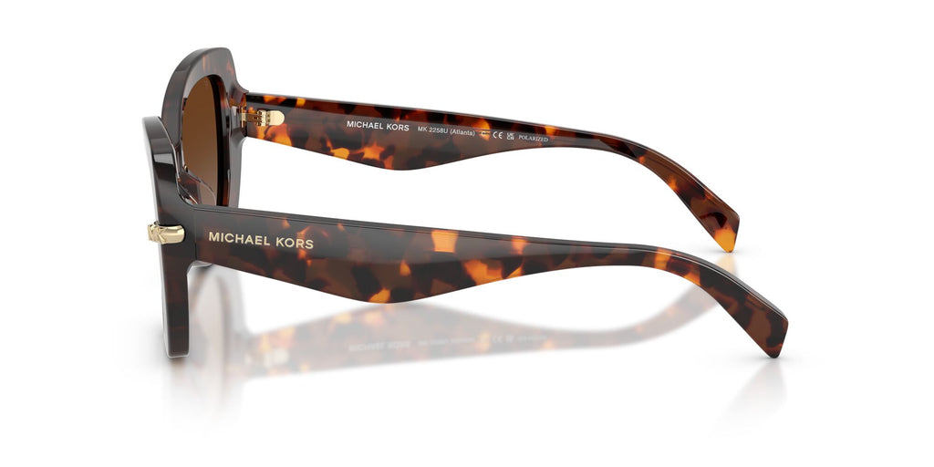 Michael Kors Atlanta 0MK2258U 4031T5 55 Luggage Tortoise/ Brown Gradient Polar