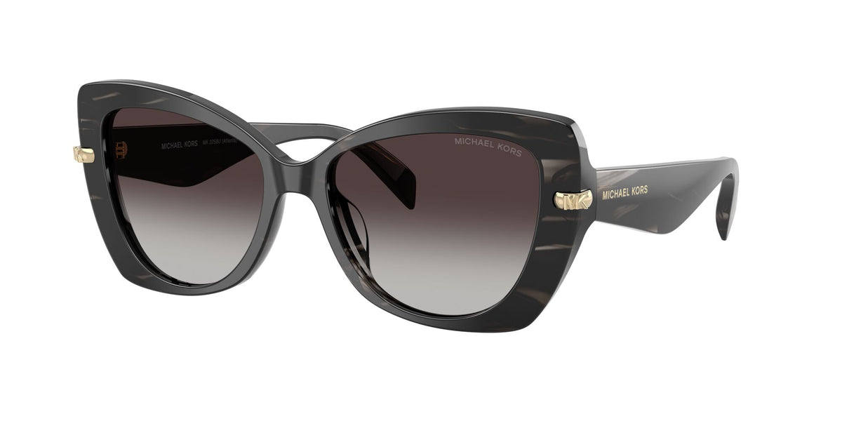 Michael Kors Atlanta 0MK2258U 40348G 55 Black Horn/ Light Grey Gradient