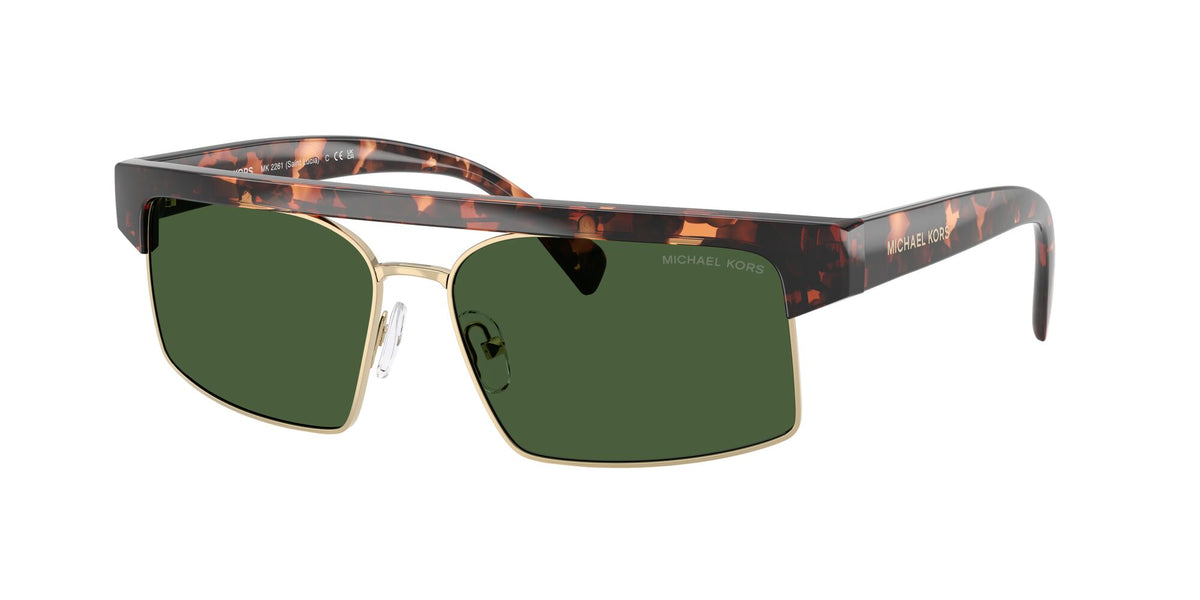 Michael Kors Saint Lucia 0MK2261 300671 59 Dark Tortoise/ Green