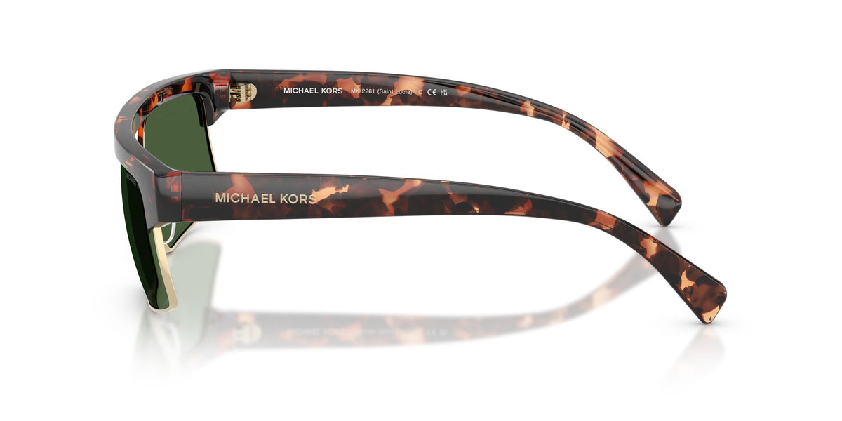 Michael Kors Saint Lucia 0MK2261 300671 59 Dark Tortoise/ Green
