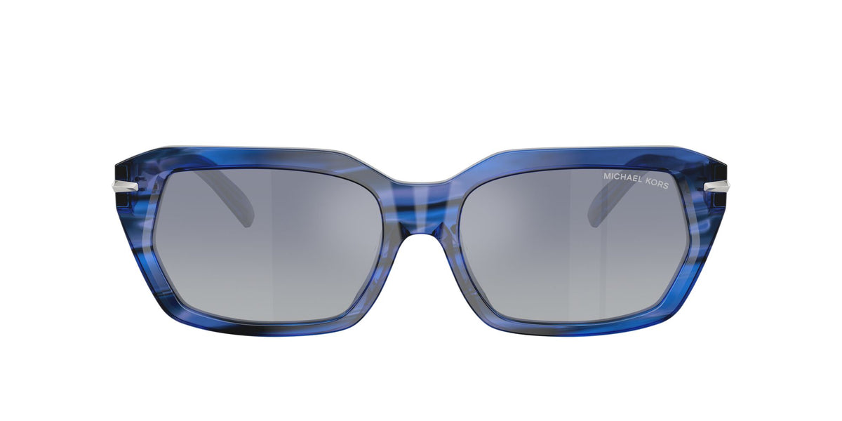 Michael Kors Lake Tahoe 0MK2265U 40416I 54 Blue Horn/ Grey Gradient Blue Mirror
