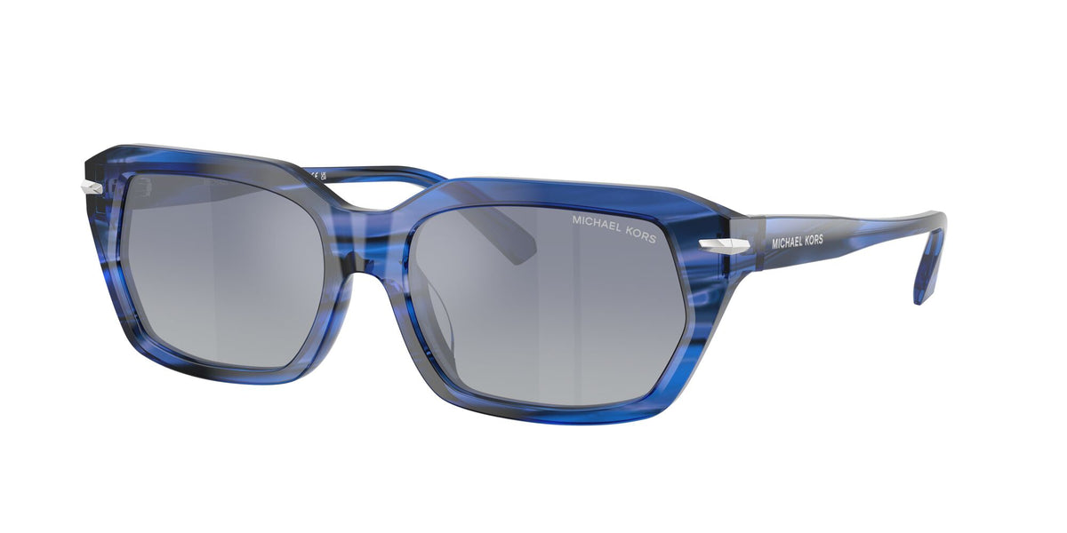 Michael Kors Lake Tahoe 0MK2265U 40416I 54 Blue Horn/ Grey Gradient Blue Mirror