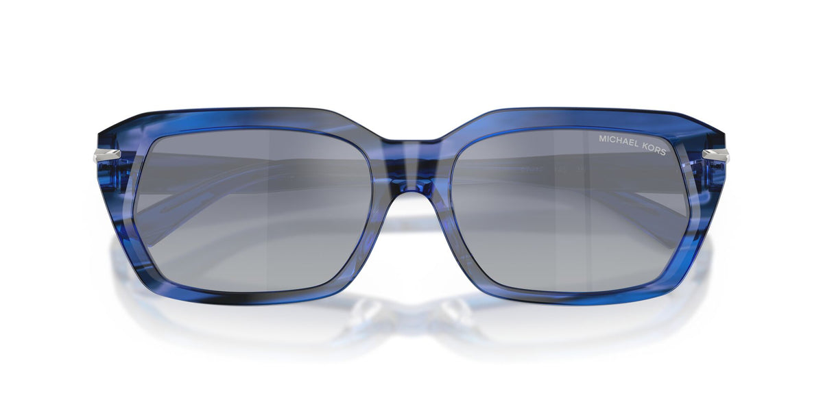 Michael Kors Lake Tahoe 0MK2265U 40416I 54 Blue Horn/ Grey Gradient Blue Mirror
