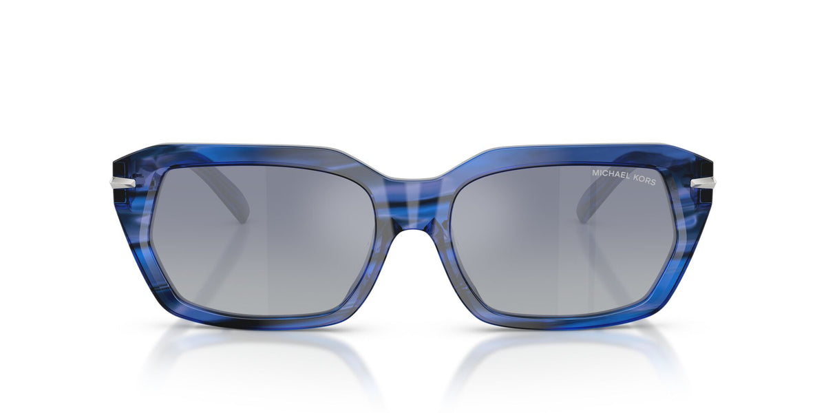 Michael Kors Lake Tahoe 0MK2265U 40416I 54 Blue Horn/ Grey Gradient Blue Mirror