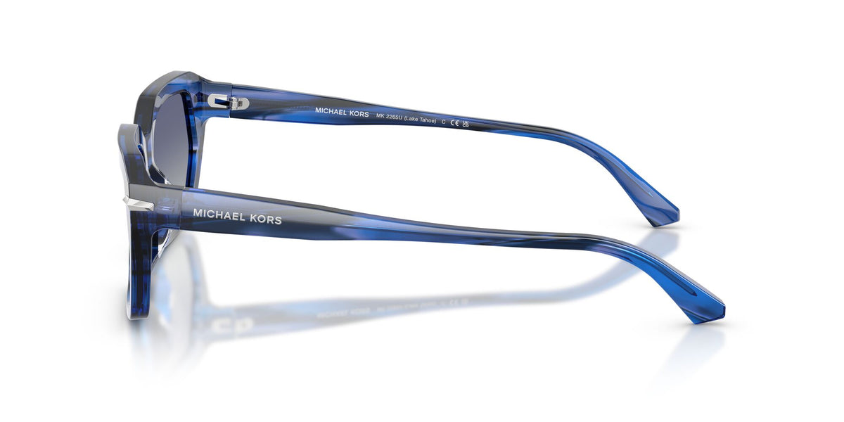 Michael Kors Lake Tahoe 0MK2265U 40416I 54 Blue Horn/ Grey Gradient Blue Mirror