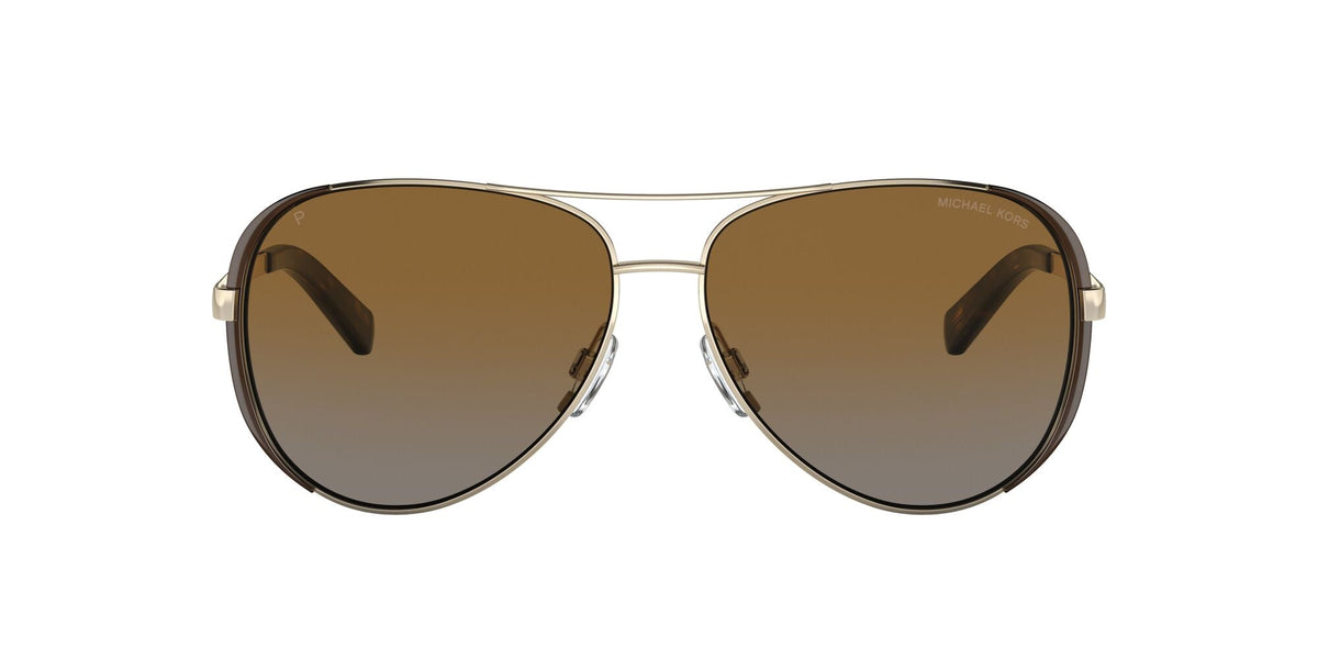 Michael Kors Chelsea 0MK5004 1014T5 59 Gold/Brown/ Brown Gradient Polarized