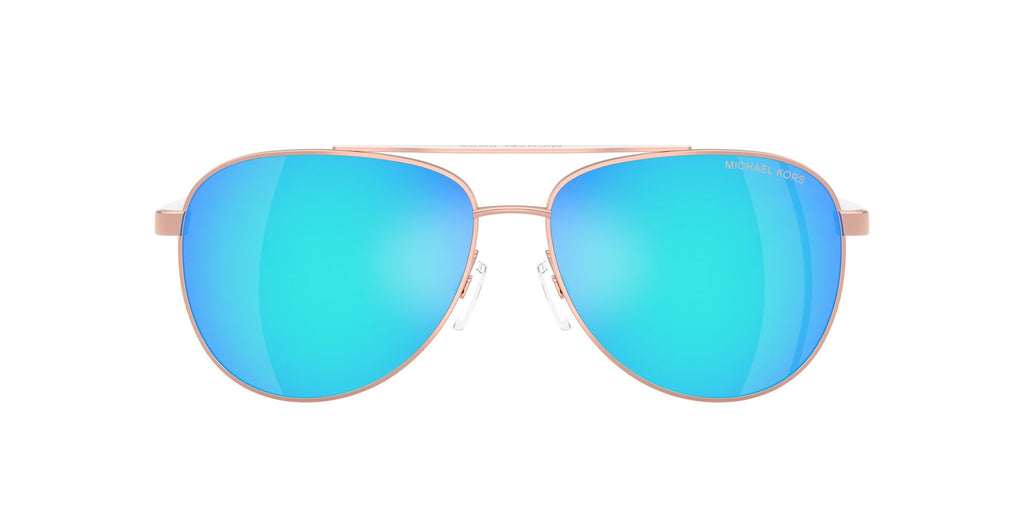 Michael Kors Hvar 0MK5007 104525 59 Rose Gold/White/ Blue Mirror