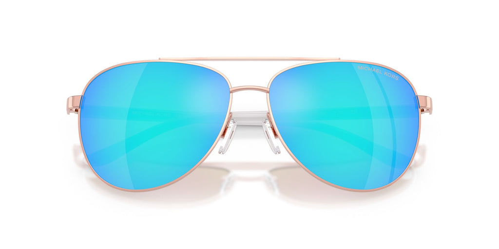 Michael Kors Hvar 0MK5007 104525 59 Rose Gold/White/ Blue Mirror