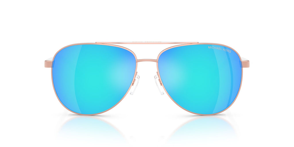 Michael Kors Hvar 0MK5007 104525 59 Rose Gold/White/ Blue Mirror