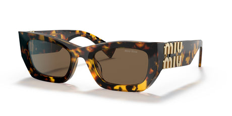 Miu Miu 0MU09WS VAU06B 53 Tortoise/ Dark Brown 53 / Polyamide / Acetate / Metal