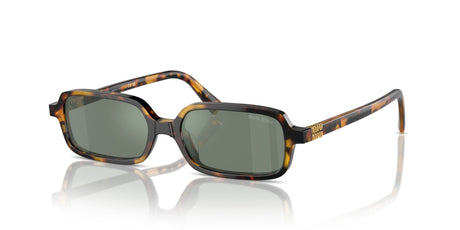 Miu Miu 0MU 11ZSF VAU04M 52 Honey Havana/ Green Mirror Internal Silver