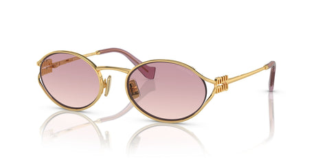 Miu Miu 0MU52YS 5AK06S 54 Gold/ Brown Gradient Violet 54 / Polyamide / Metal / Metal