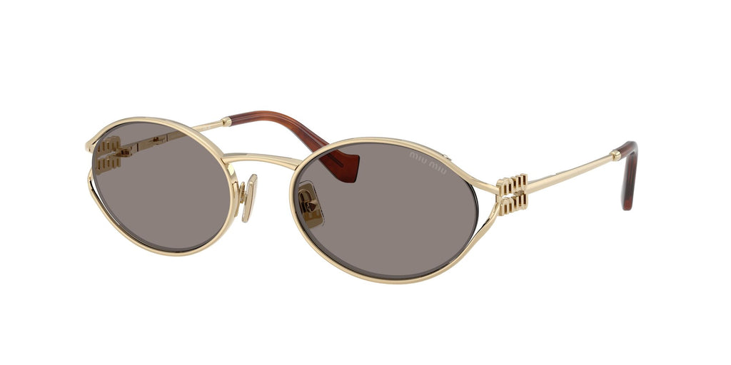Miu Miu 0MU 52YS ZVN80Q 54 Pale Gold/ Dark Grey