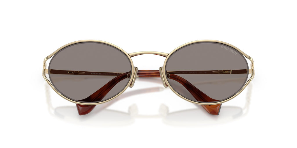 Miu Miu 0MU 52YS ZVN80Q 54 Pale Gold/ Dark Grey