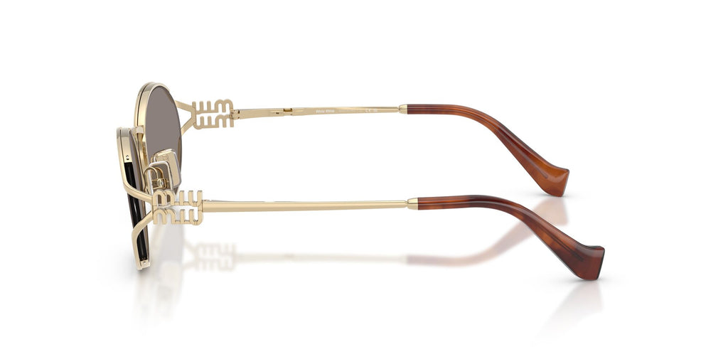 Miu Miu 0MU 52YS ZVN80Q 54 Pale Gold/ Dark Grey