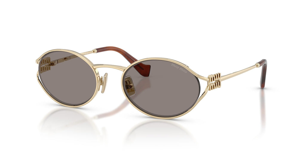 Miu Miu 0MU 52YS ZVN80Q 54 Pale Gold/ Dark Grey