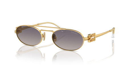 Miu Miu 0MU54ZS 5AK30C 53 Gold/ Grey Gradient Mirror 53 / Polyamide / Metal / Metal