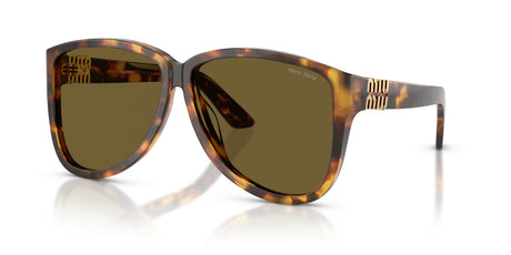 Miu Miu 0MU A08S 14L09Z 61 Honey Havana/ Dark Brown