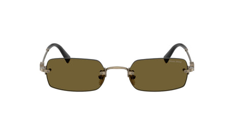 Miu Miu 0MU B50S 26C09Z 50 Old Gold/ Dark Brown