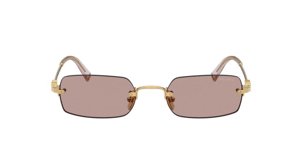 Miu Miu 0MU B50S 5AK20I 52 Gold/ Light Purple Brown