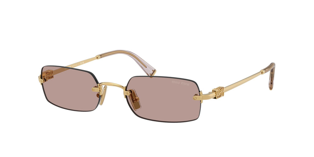 Miu Miu 0MU B50S 5AK20I 52 Gold/ Light Purple Brown