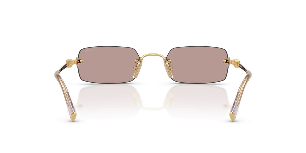 Miu Miu 0MU B50S 5AK20I 52 Gold/ Light Purple Brown