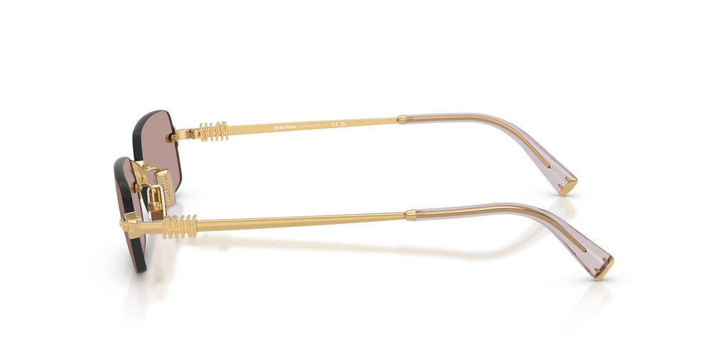 Miu Miu 0MU B50S 5AK20I 52 Gold/ Light Purple Brown
