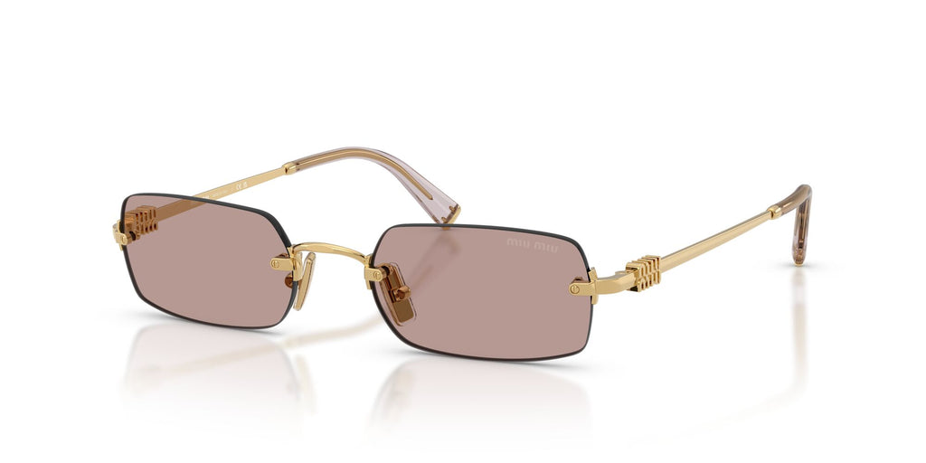 Miu Miu 0MU B50S 5AK20I 52 Gold/ Light Purple Brown