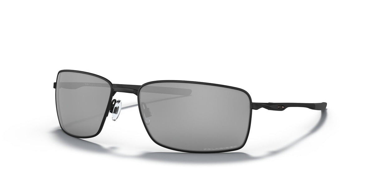Oakley Square Wire 0OO4075 407505 60 Matte Black / Black Iridium Polarized 60