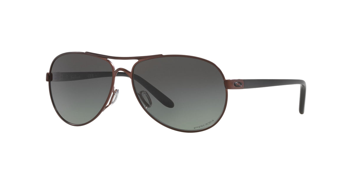 Oakley Feedback 0OO4079 407948 59 Satin Grenache / Prizm Grey Gradient