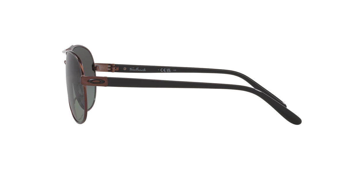 Oakley Feedback 0OO4079 407948 59 Satin Grenache / Prizm Grey Gradient