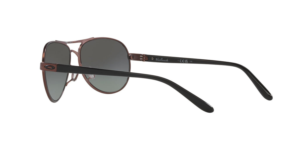 Oakley Feedback 0OO4079 407948 59 Satin Grenache / Prizm Grey Gradient