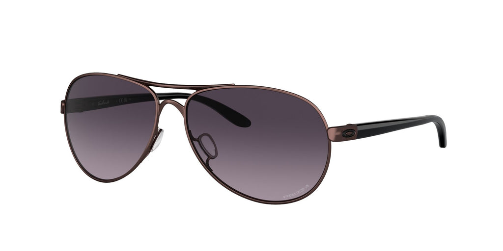 Oakley Feedback 0OO4079 407948 59 Satin Grenache / Prizm Grey Gradient