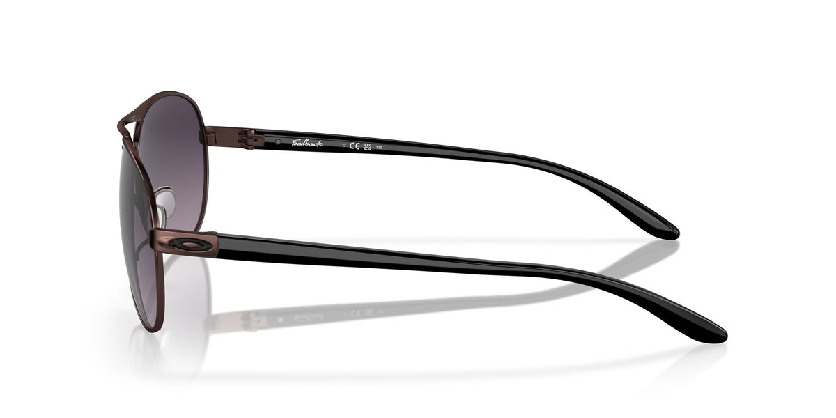 Oakley Feedback 0OO4079 407948 59 Satin Grenache / Prizm Grey Gradient