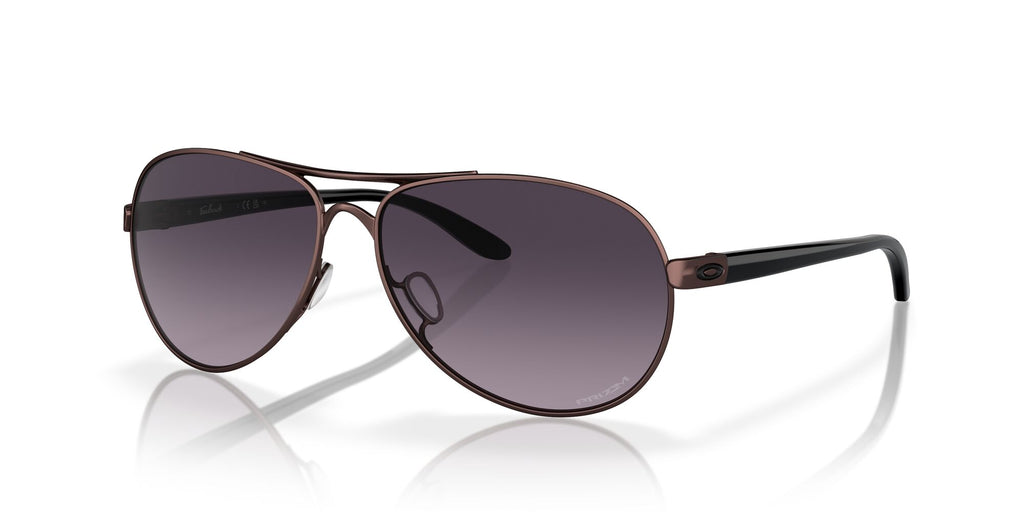 Oakley Feedback 0OO4079 407948 59 Satin Grenache / Prizm Grey Gradient