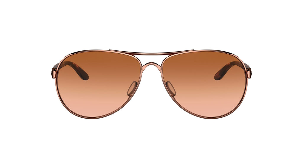 Oakley Feedback 0OO4079 407901 59 Rose Gold / Vr50 Brown Gradient 59 / Plastic / Metal