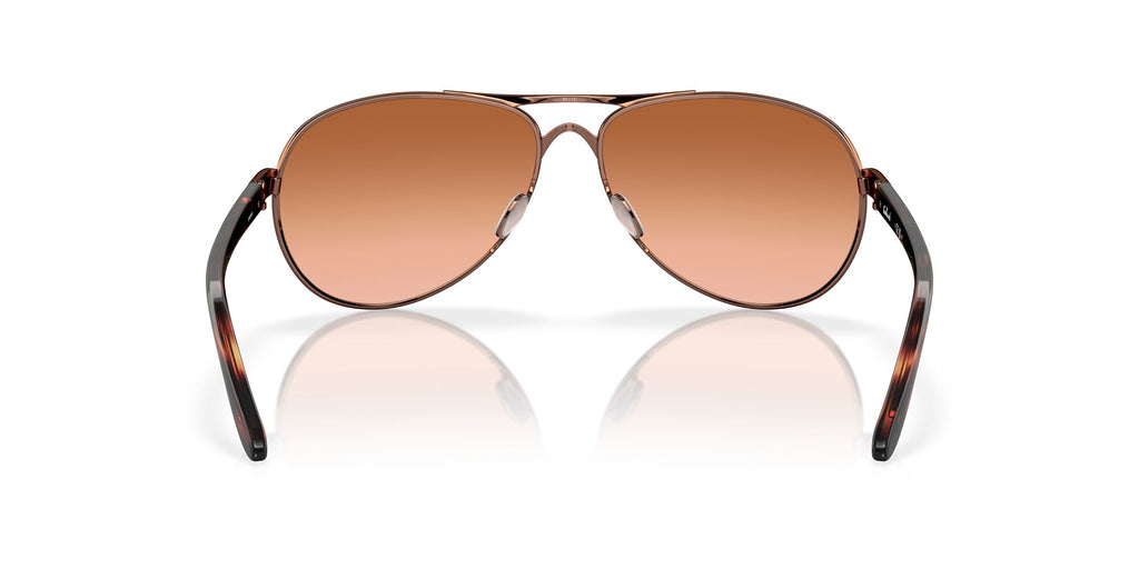 Oakley Feedback 0OO4079 407901 59 Rose Gold / Vr50 Brown Gradient 59 / Plastic / Metal