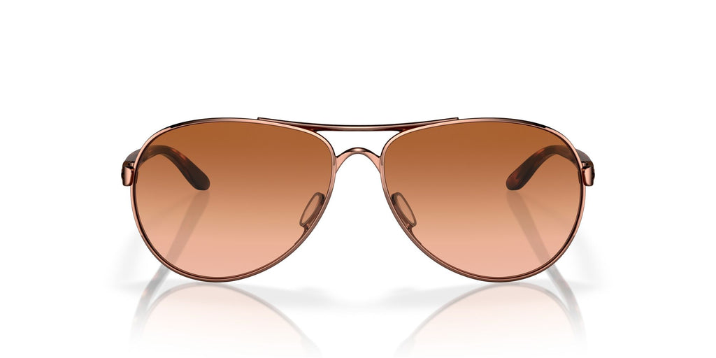 Oakley Feedback 0OO4079 407901 59 Rose Gold / Vr50 Brown Gradient 59 / Plastic / Metal